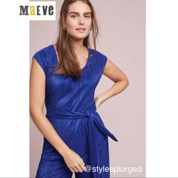 Anthropologie Pants - NWT⭐️Top Rated⭐️ANTHRO Sonata Blue Jumpsuit size 6